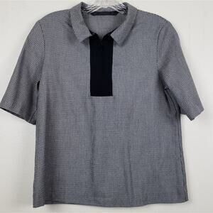 Zara Trafaluc | Collared top with zipper, size S